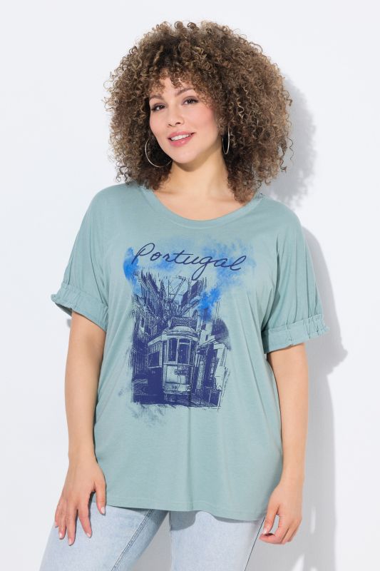 Portugal Ruffled Cuff Graphic Tee