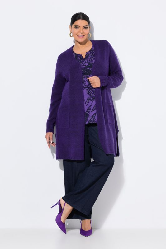 Oversized Open Shape Long Sleeve Cardigan