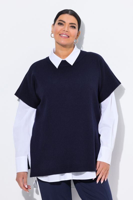 Oversized Short Sleeve Sweater