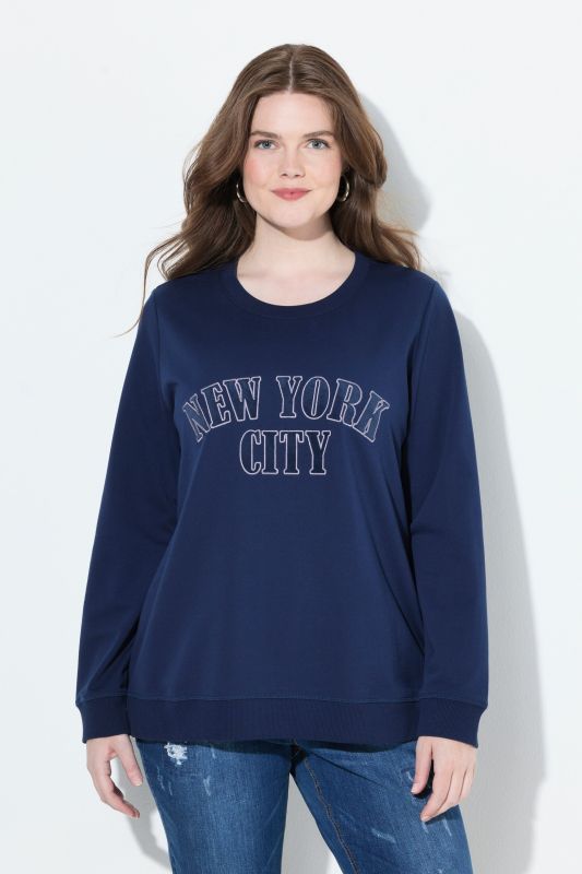 NYC Embroidered Long Sleev Sweatshirt