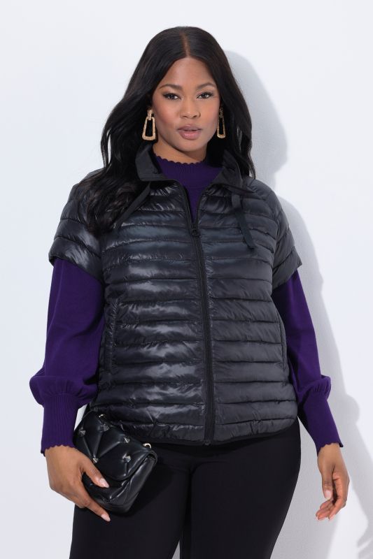 Cap Sleeve Quilted Vest