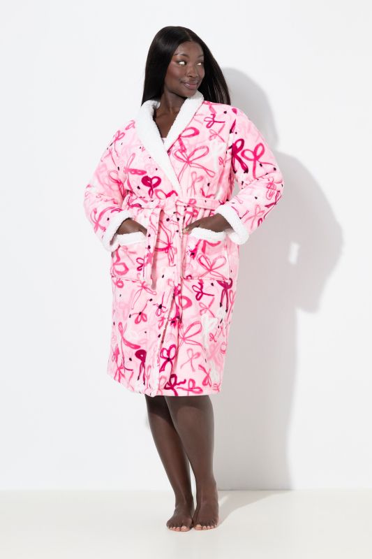 Think Pink Plush Bathrobe