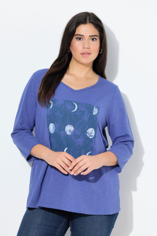 Meet Me In The Moonlight 3/4 Sleeve Graphic Tee