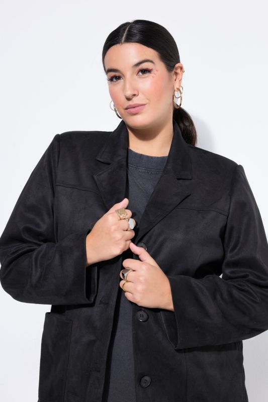 Блейзър от изкуствен велур