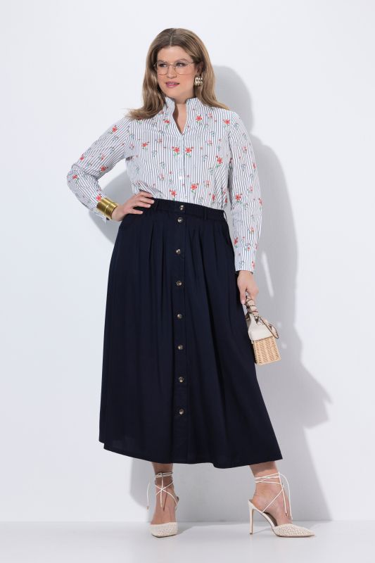 Пола дънкова с копчета