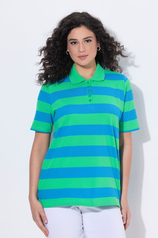 Striped Short Sleeve Pima Cotton Polo