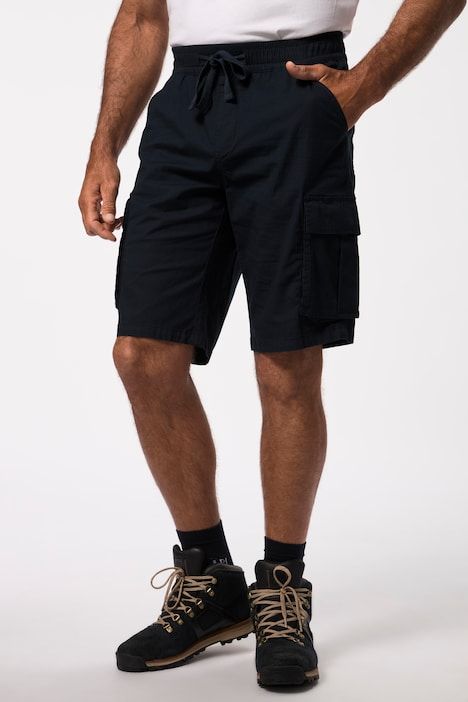 Trekking, cargo bermuda, ribstop, slip waistband