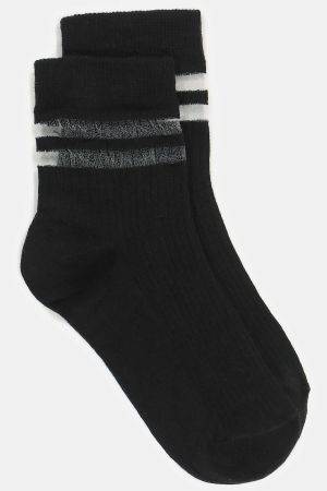 Чорапи с прозрачна мрежести ивици