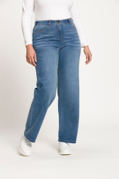 Great Lengths Mary Fit Wide Leg Stretch Jeans