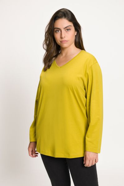 Back To Basics V-Neck Relaxed Fit Cotton Tee