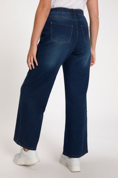 Great Lengths Mary Fit Wide Leg Stretch Jeans