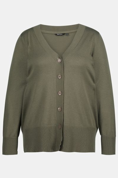 Classic Button Cardigan Sweater
