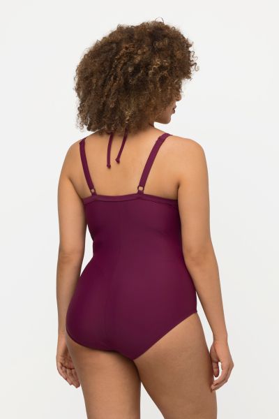 Crisscross Strap Front Lined Underwire Swimsuit