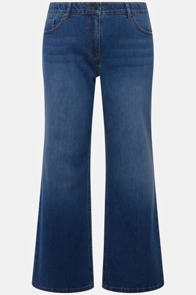 Eco Cotton Wide Leg Mary Fit Stretch Jeans