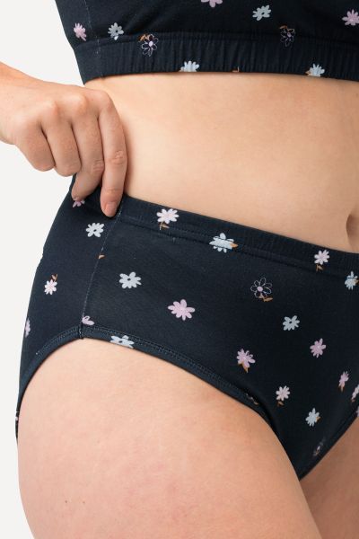 2 Pack of Eco Cotton Stretch Panties - Solids