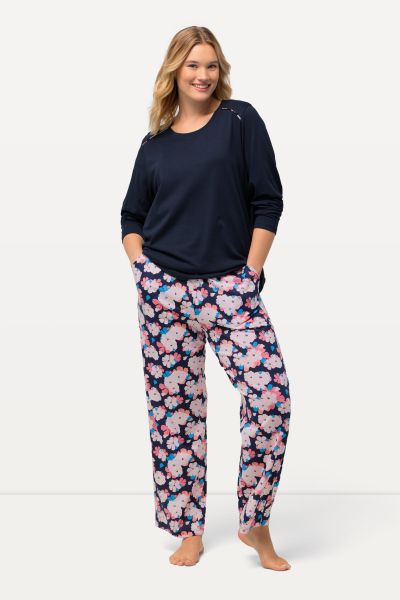 Flower Long Sleeve Pajama Set