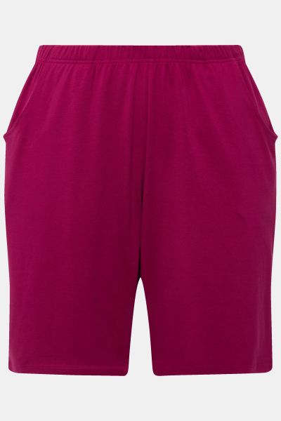 Stretch Knit Bermuda Shorts