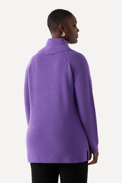Пуловер с висока яка