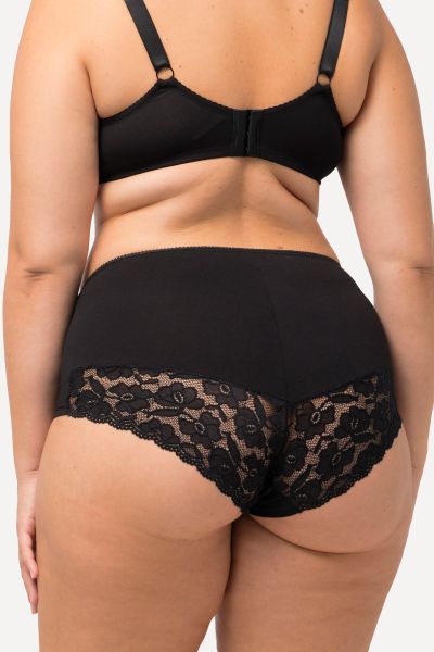 3 Pack Lace Detail Hipster Briefs