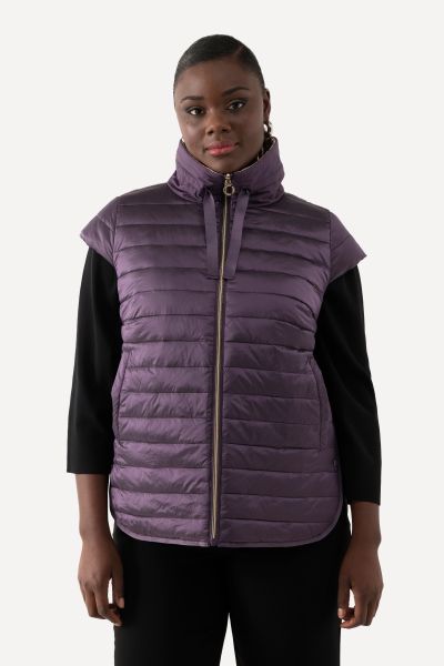 Reversible Two-Tone Quilted Vest