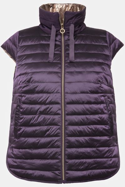 Reversible Two-Tone Quilted Vest