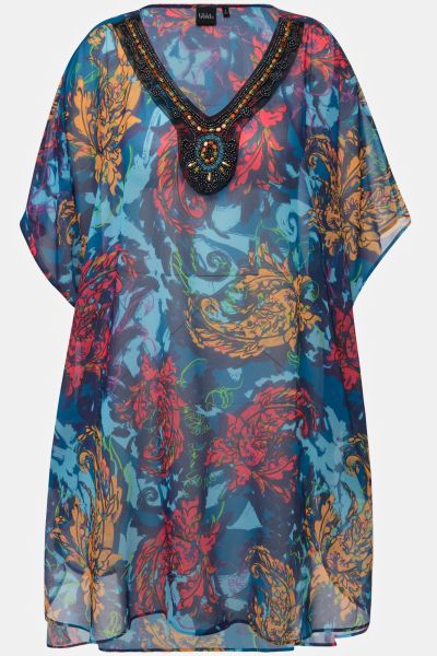 Floral Chiffon Cover Up