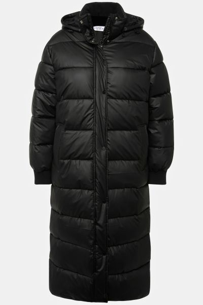 Long Quilted Puffer Coat