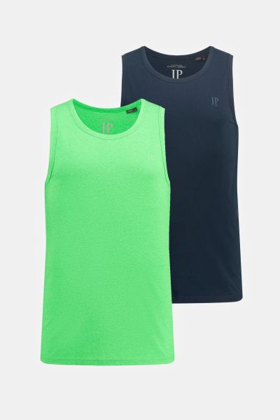 2 Pack Stretch Knit Combed Cotton Tanks