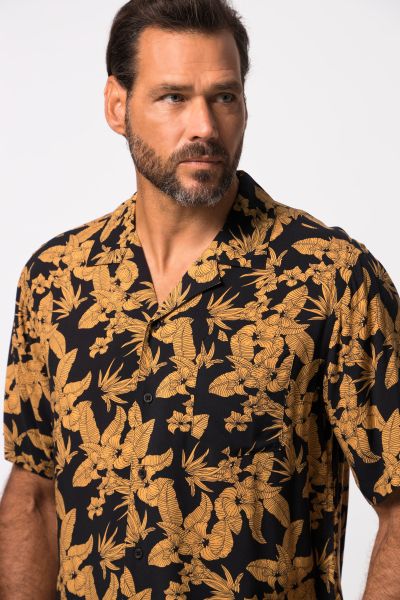 Риза с флорален принт