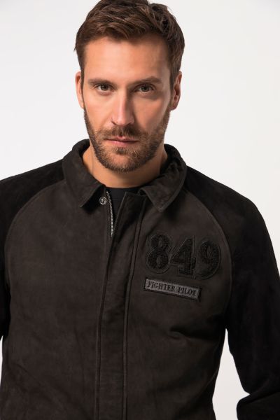 Bomber jacket, leather