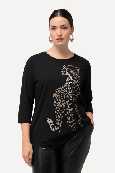 Тениска с леопард