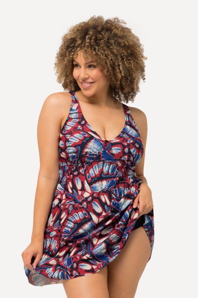 Butterfly Wing Skirted Swimsuit