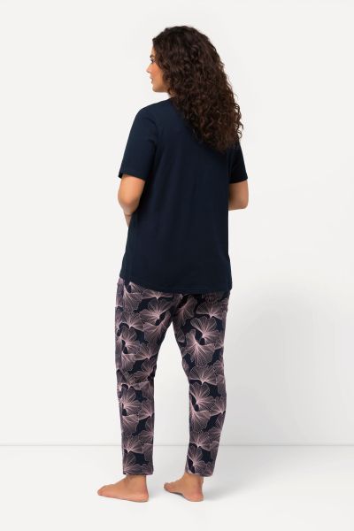 Ginkgo Print Pajama Set