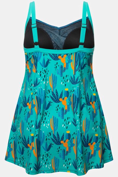 Cactus Print Swim Dress
