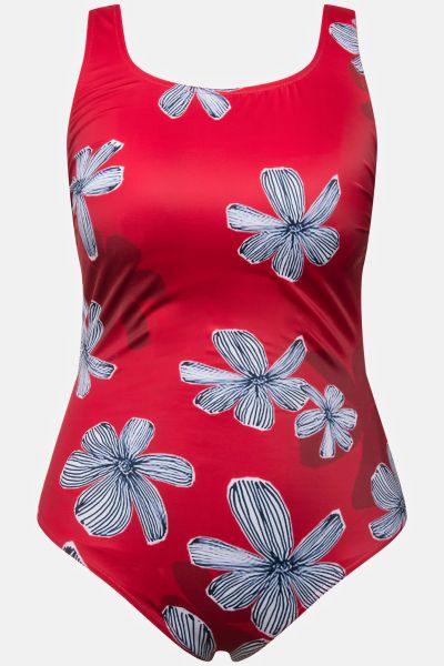 Floral Print Tank Swimsuit