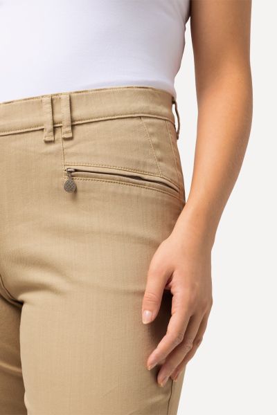Mony Tapered Leg Zip Pocket Pants