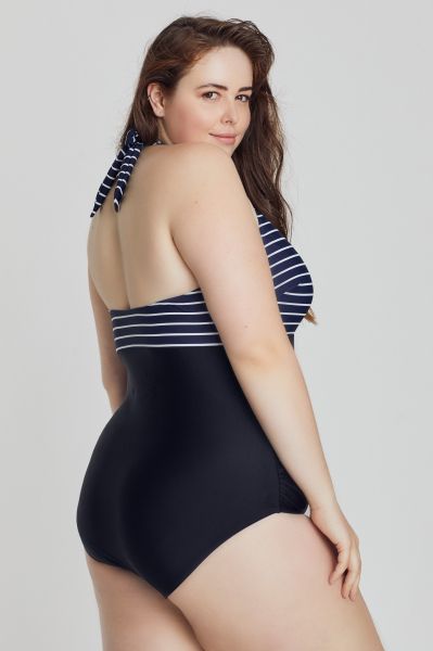 Fine Stripe Swimsuit