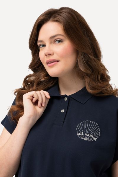 Eco Cotton Shell Logo Short Sleeve Polo