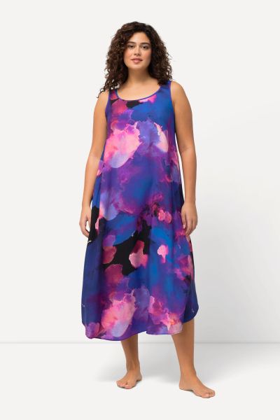 Sleeveless Watercolor Dress