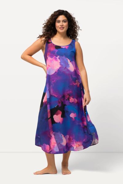 Sleeveless Watercolor Dress