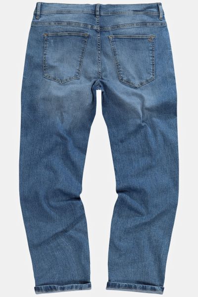 STHUGE jeans FLEXLASTIC®, denim, 5-pocket, destroyed, straight fit, up to size 70/35