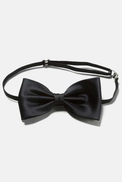 Bow tie, classic pointed shape, elastic band