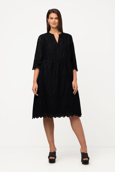 Lace Midi 3/4 Sleeve Dress