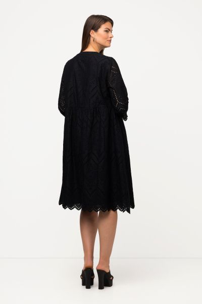 Lace Midi 3/4 Sleeve Dress
