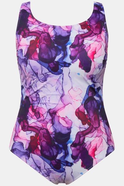 Watercolor One Piece Swimsuit