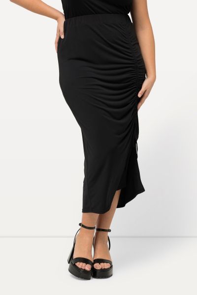 Gathered Ruched Front Skirt