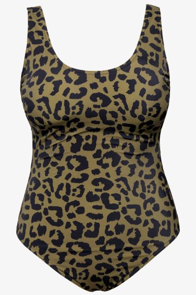 Leopard Print Bathing Suit