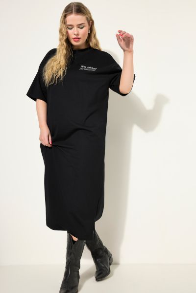 Statement Knit T-Shirt Short Sleeve Dress