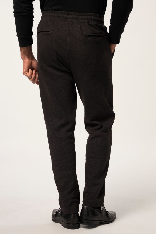 Wool look trousers