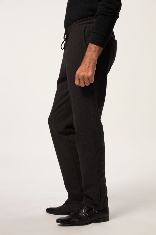 Wool look trousers